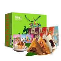 鲜记端午潮礼1.604kg 粽子礼盒果干节日送礼佳品 团购大礼包