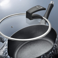 炒锅-HL-J06煎炒锅28cm合金炒锅不粘锅电磁明火通用