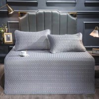 洁丽雅(Grace)凉席三件套乳胶可水洗空调家用冰丝席180*200cm JLY-3302