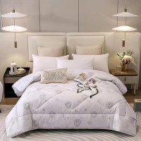 悠梦嘉居鄂尔多斯臻品羊毛被高密度防羽布防钻毛无异味优质水洗羊毛200*230cm YB-12910