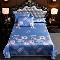 悠梦嘉居清怡安睡冰爽席三件套-花笺可水洗清凉安神助睡眠230*250CMYX-1203花笺