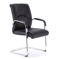 北京德诚和桌前椅电镀工字钢脚架办公椅 DCH-580*480*1280mmH