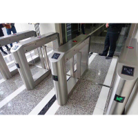 亿能达业 人脸识别 景区票务人行通道闸摆闸翼闸三棍闸速通门 2通道3台