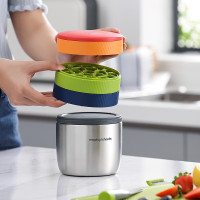 摩飞电器 多层冰格家用冰块制冰工具食品级冰箱冰盒冰桶MR1105