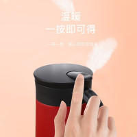 上亨(shangheng)304不锈钢保温壶家用大容量暖水壶真空保温宿舍学生热水瓶保温壶 魅力黑(760ml保温水壶)