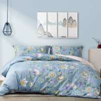 水星家纺长绒棉抗菌四件套 – 暮日轻语200*230cm