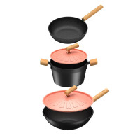 繁花·套装锅 (三件套)30CM炒+22CM汤+24煎IBF2203TZ3