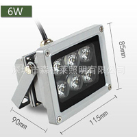 德诚和led监控补光灯220V 6W光控补光灯白光
