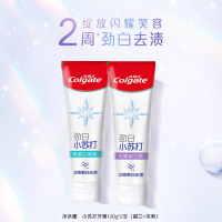 高露洁劲白小苏打留兰味牙膏 120g+白茉莉白茶味牙膏 120g