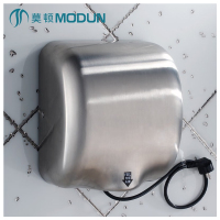 莫顿(MODUN) 酒店卫生间家用浴室全自动感应高速不锈钢干手机烘手器干手器 M-9999R拉丝