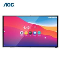AOC 75英寸4K会议平板75T14MC会议一体机电子白板 内置摄像头麦克风(套)
