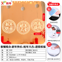 2025蛇年新年过年发光亮灯装饰品 [电池款定时款]组合B(3个装)