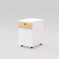 德诚和板式柜体木质三抽屉桌下活动推柜400*480*560mmH件