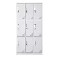 德诚和 钢制9门更衣储物柜0.8mmm厚DCH-GYG036 900*500*1850mmH 组