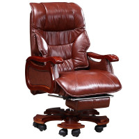 德诚和真皮实木可躺按摩老板椅大班椅省部长椅DCH-BGYA2010款600*580*1120mmH把