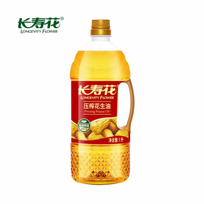 长寿花 压榨一级花生油 1L(YZ)