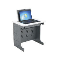 德诚和19寸钢木手动翻转桌系列单人位DCH-005-0806-19 800*600*760mmH张