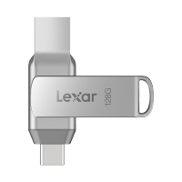 雷克沙D40T U盘 128G USB3.2 Type-C双接口u盘 (TT)