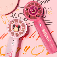 迪士尼F02手持小风扇迷你便携式随身大风力usb充电超长续航降温户外小型电扇办公室学生宿舍户外轻音 500mAh(TT)