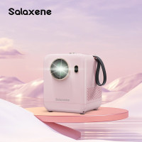 salaxene 投影仪家用投影机大屏无线投屏迷你电视家庭办公投影 CP180粉红色(TT)