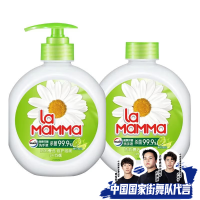 妈妈壹选青柠莹润525ml+525ml补充装洗手液(TT)