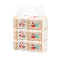 心相印婴用型120抽三层塑装纸面巾升级版4提15包DT1120 (TT)