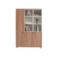 兰冉文件柜办公家具柜档案柜资料柜职员 三门木制文件柜