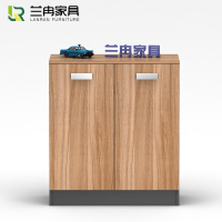 兰冉文件柜办公家具柜档案柜资料柜职员 两门木制矮柜800*400*800mmH