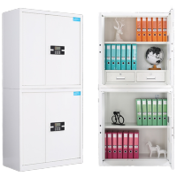 汇云星保密柜文件柜资料档案柜双保险密码柜 分双节带抽国宝密码锁0.8厚(TT)