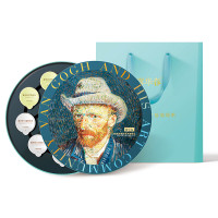 露华春茶叶礼盒 送长辈客户送礼 梵高茶叶礼盒