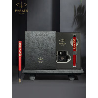 派克威雅XL蛟龙红墨水笔+龙年系列御龙商务礼盒