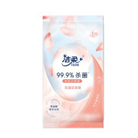 洁柔卫生湿巾 玫瑰花萃香 10片独立装 6包装 (TT)