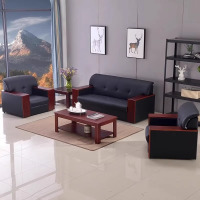 兰冉 LR-ST-867 办公接待沙发西皮单人位 W920*D860*H870mm