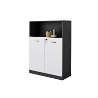 兰冉 LR-ST-414 木质矮柜办公柜2门资料柜 W800*D400*H1150mm