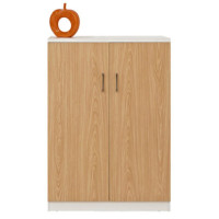 木质板式标准两门矮柜文件柜资料柜工位边柜打印机柜储物柜800*400*1200mmH