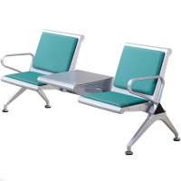 加厚2人位加茶几连排椅候客椅大厅连体座椅公共休息茶杯椅