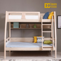 北欧风格实木双层上下铺床高低床 1425*2020*1790mmH