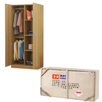 简欧风格现代板式床公寓床卧室床系列 衣柜800*500*1800mmH