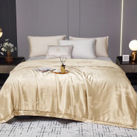 莫代尔提花蚕丝被-茧光