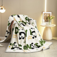 牛奶绒毯--步步高升