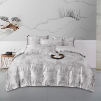 天丝棉数码印花四件套-银峦凝辉