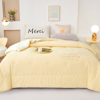 火山绒裸睡被-米黄