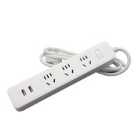 OPPLE插线板S03-2321 10A 250V~ 总控-3个五孔+2个USB-1.5M