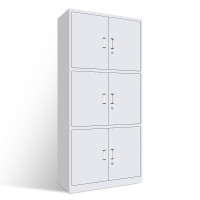 兰冉 LA-ST-312 通三节铁皮文件柜 W850*D390*H1800mm