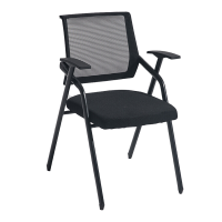 兰冉 LR-ST-230 培训椅折叠椅子黑色脚不带写字板 W580*D600*H830mm