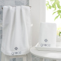 洁丽雅(Grace)毛巾抗菌防螨简爱纯棉舒适毛巾3条装 115g(8992)