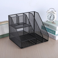桌面收纳金属组合收纳文件框文件架资料架CQY3008(31*26*26)