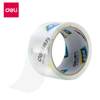 得力deli 透明封箱胶带 48mm*40y*50um(36.6m/卷) [单卷]办公用品 30246 (6卷起购)