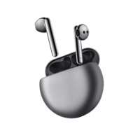 华为HUAWEI FreeBuds 4E 有线充版 无线耳机 半开放主动降噪真无线蓝牙入耳式耳机 冰霜银