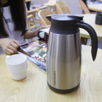 乐扣乐扣(LOCK&LOCK)真空不锈钢保温壶咖啡壶 大容量 LHC1433 (金色/蓝色可选) 1.5L